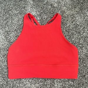Ribbed Energy High Neck Bra